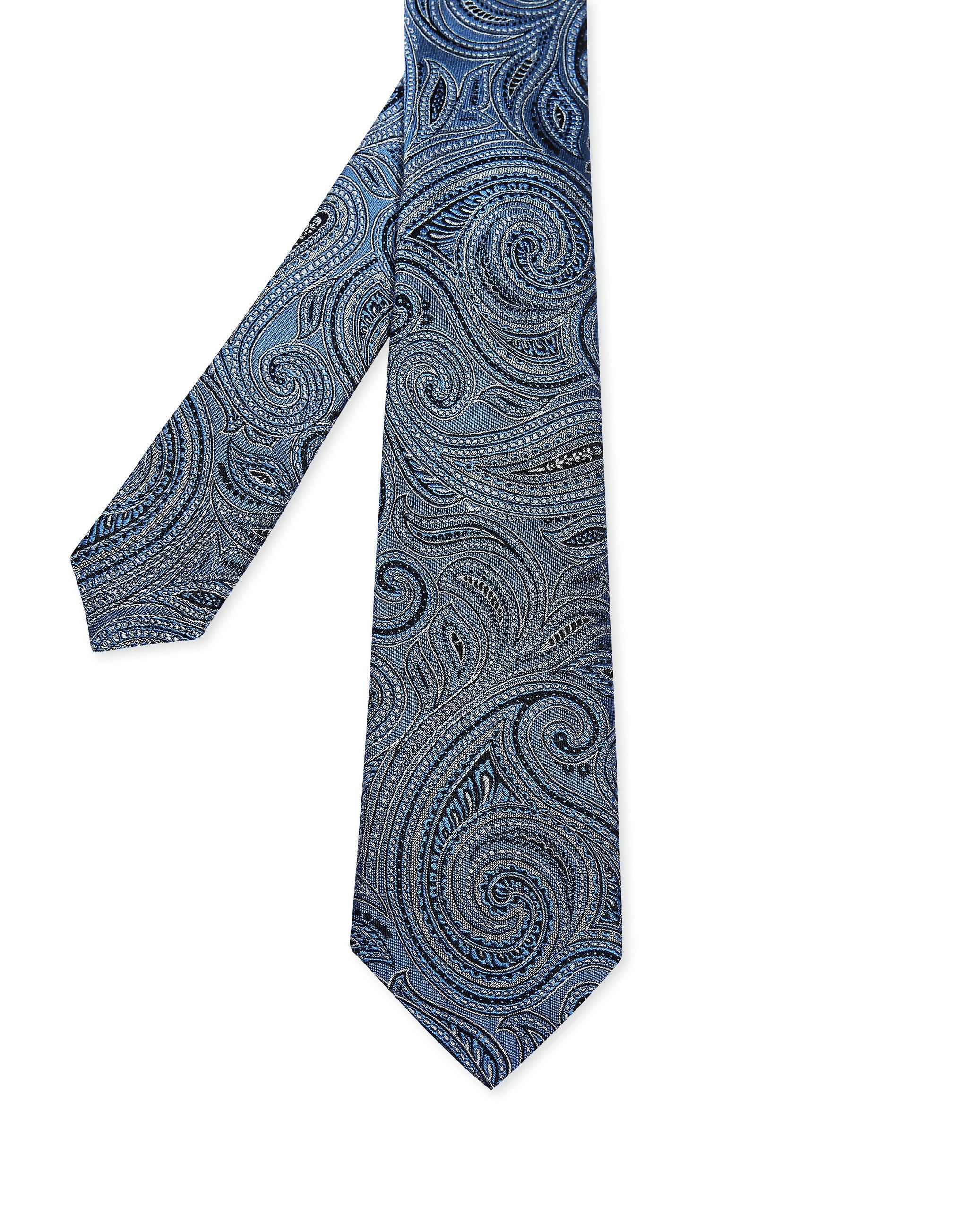 ted baker blue paisley tie