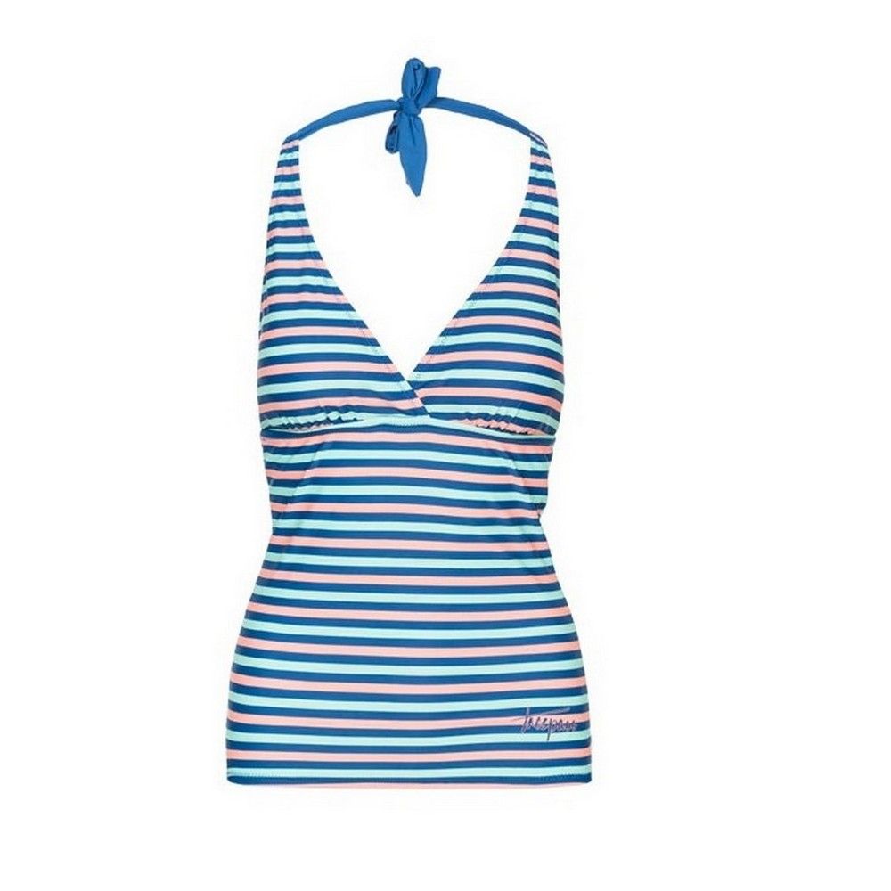 Tankini Top with Halter Neck Tie. Removable Bust Pads. 80% Polyamide/20% Elastane. Trespass Womens Chest Sizing (approx): XS/8 - 32in/81cm, S/10 - 34in/86cm, M/12 - 36in/91.4cm, L/14 - 38in/96.5cm, XL/16 - 40in/101.5cm, XXL/18 - 42in/106.5cm.