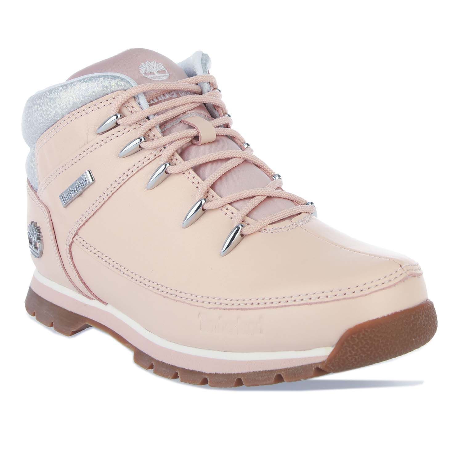 Girl's Timberland Junior Euro Sprint Boots in Rose