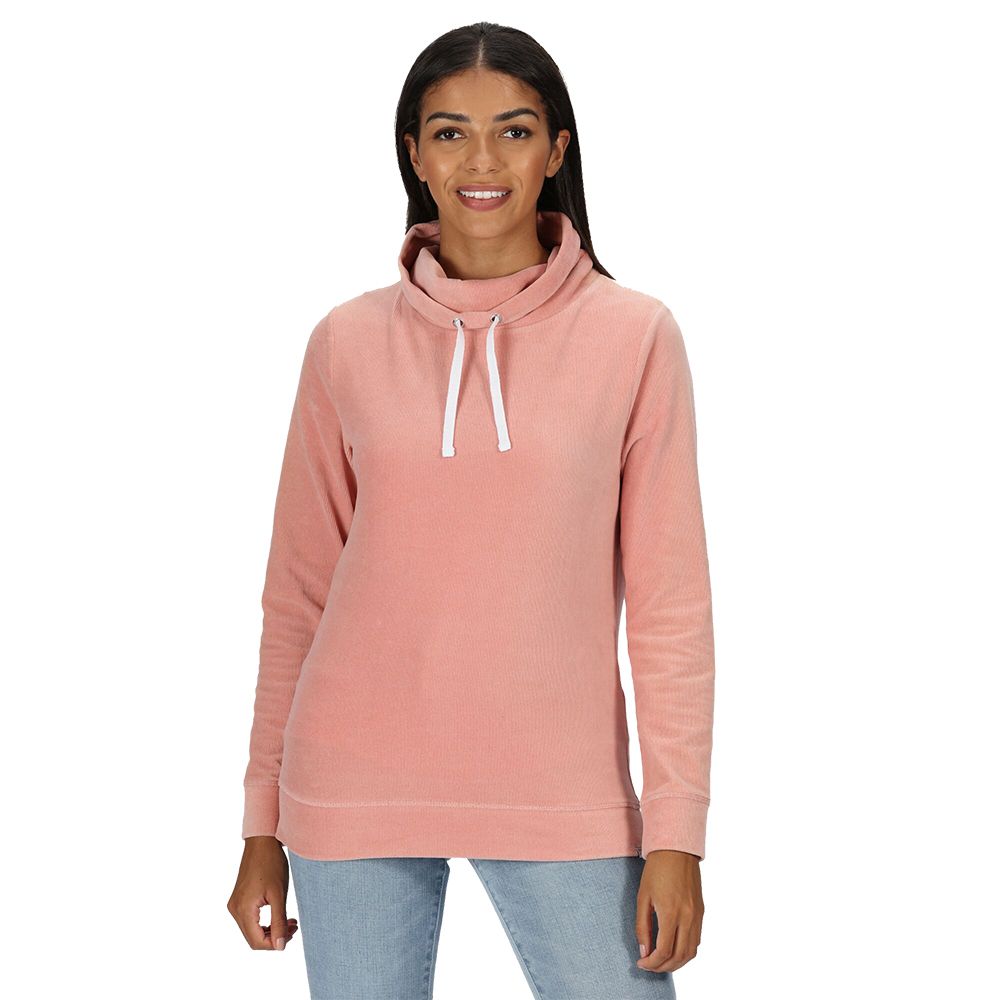 Hepzibah Cowl Neck Pullover Fleece Jacket