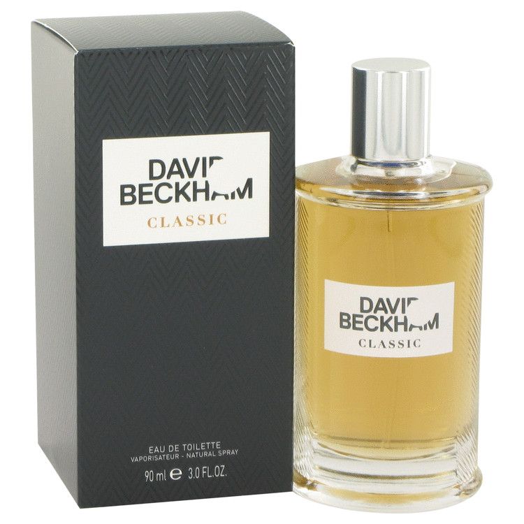 David Beckham Classic Cologne by David Beckham, Charisma and a dash of old-fashioned gentility waft from this classic in waiting. Created in 2014 by sports legend david beckham, david beckham classic makes a memorable introduction with notes of pineapple, grapefruit and violet leaf for a softly refined yet piquant scent, while geranium and apple add a sweet bite and mellow the fragrance. Versatile and long lasting, this men's fragrance is light enough to wear to the office but bold enough to go with you out on the town.