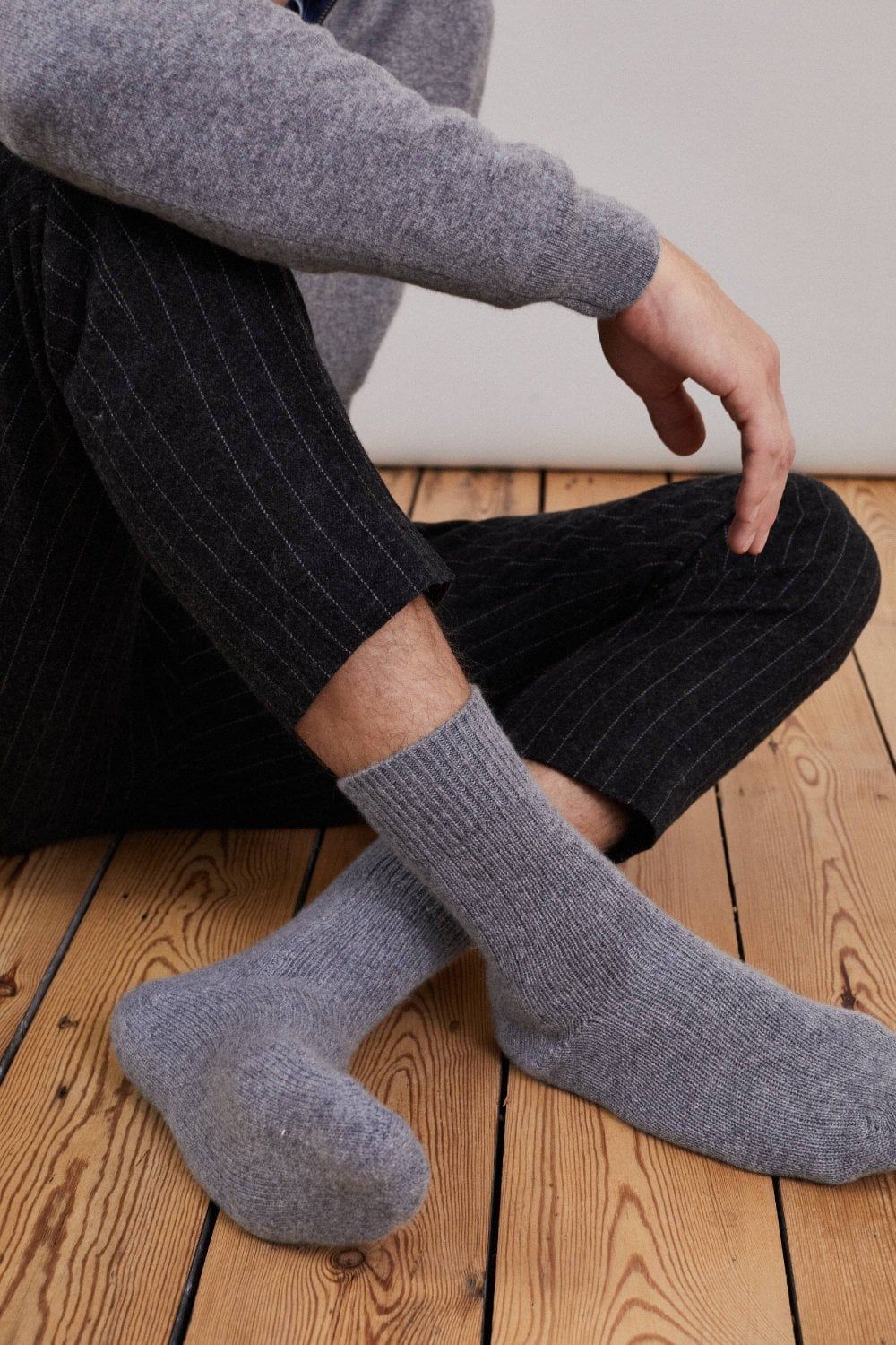 Mens Cashmere Socks in Derby