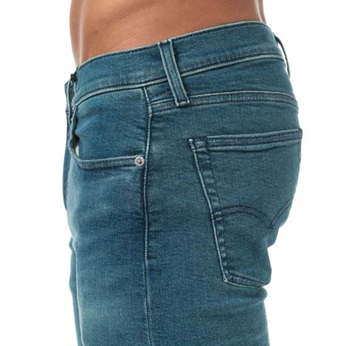 Mens Levi’s 519 Extreme Skinny Jeans in sage oceanside.<BR><BR>Levi’s skinniest men’s jean.  Engineered with Levi’s Flex advanced stretch technology for maximum comfort and flexibility.<BR><BR>- Classic 5 pocket styling.<BR>- Zip fly and button fastening.<BR>- Sits below waist.<BR>- Super skinny from hip to ankle<BR>- Super skinny leg.<BR>- Short inside leg length approx. 30in  Regular inside leg length approx. 32in  Long inside leg length approx. 34in.  <BR>- 82% Cotton  14% Lyocell  3% Polyester  1% Elastane.  Machine washable.<BR>- Ref: 24875-0125<BR><BR>Measurements are intended for guidance only.
