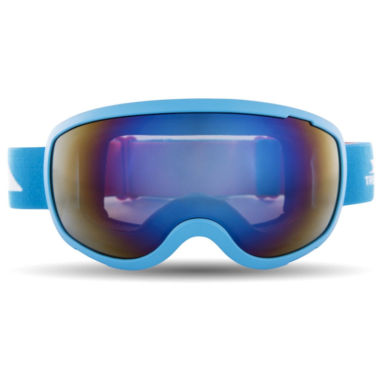Mirrored dual spherical lens. UV 4000nm protection. Antifog coating and strategic ventilation. 3 layer face fitting foam. Adjustable headband.