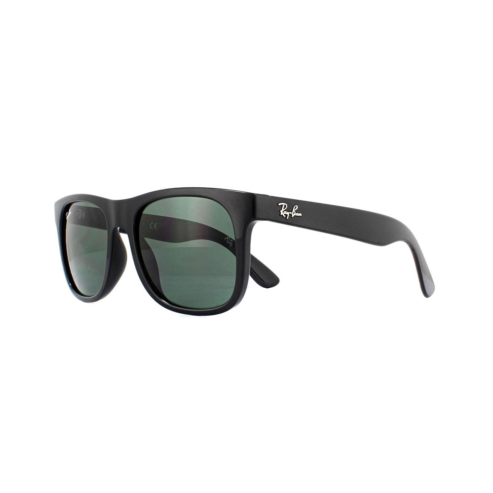 Ray-Ban Junior Sunglasses RJ9069S 100/71 Black Green G-15