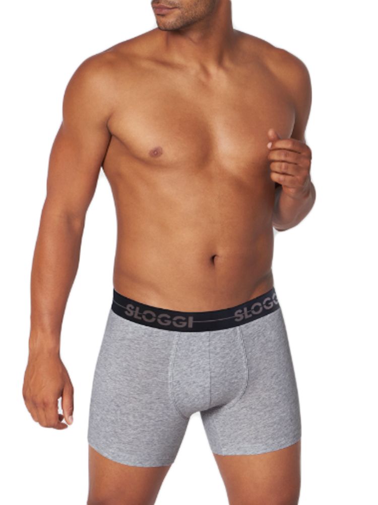 These super soft cotton boxers by Sloggi are the perfect fit, with their fashionable elasticated waist band. With the short leg and soft edges, these are both modern and comfortable, making them ideal!