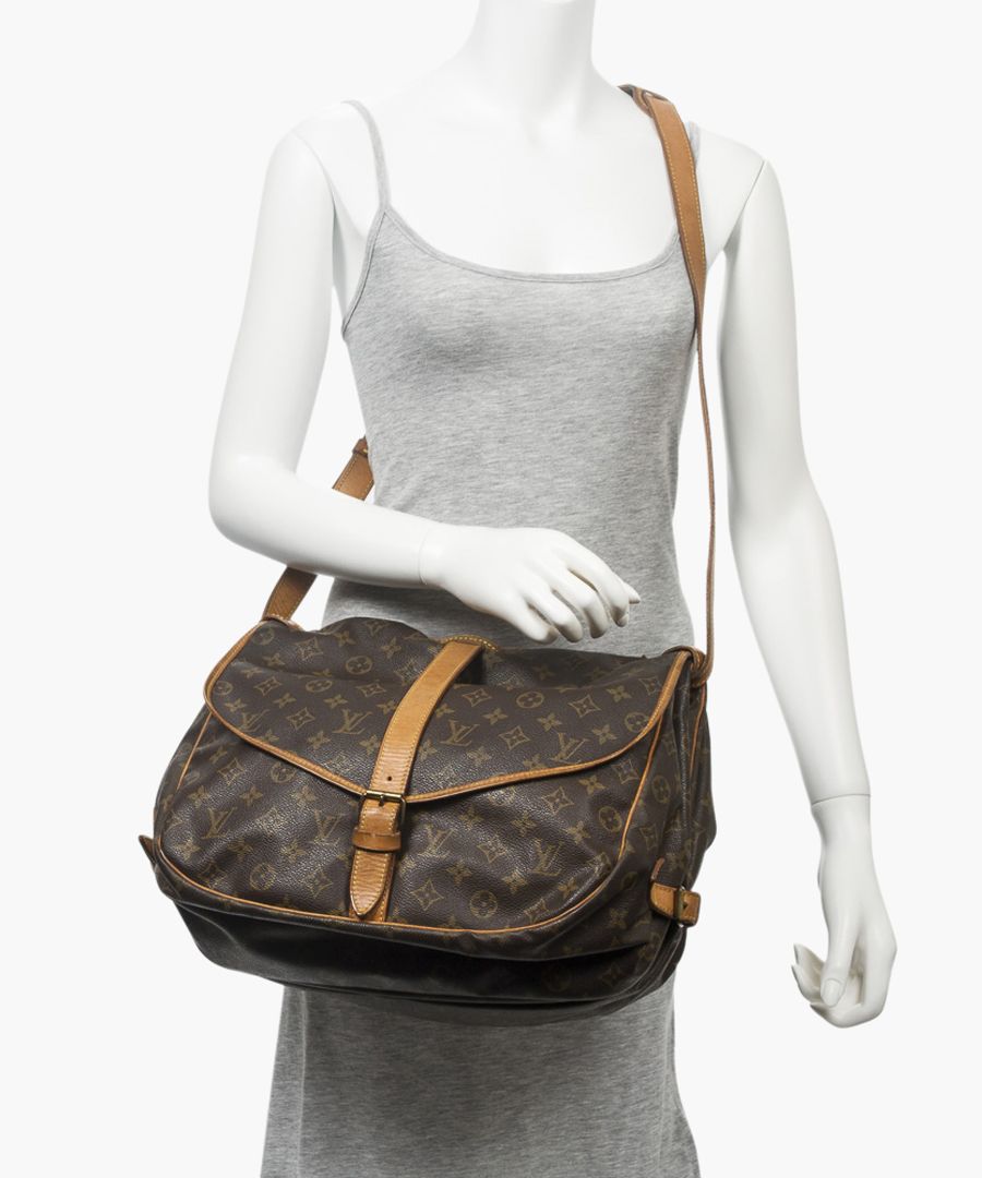 Saumur brown shoulder bag
