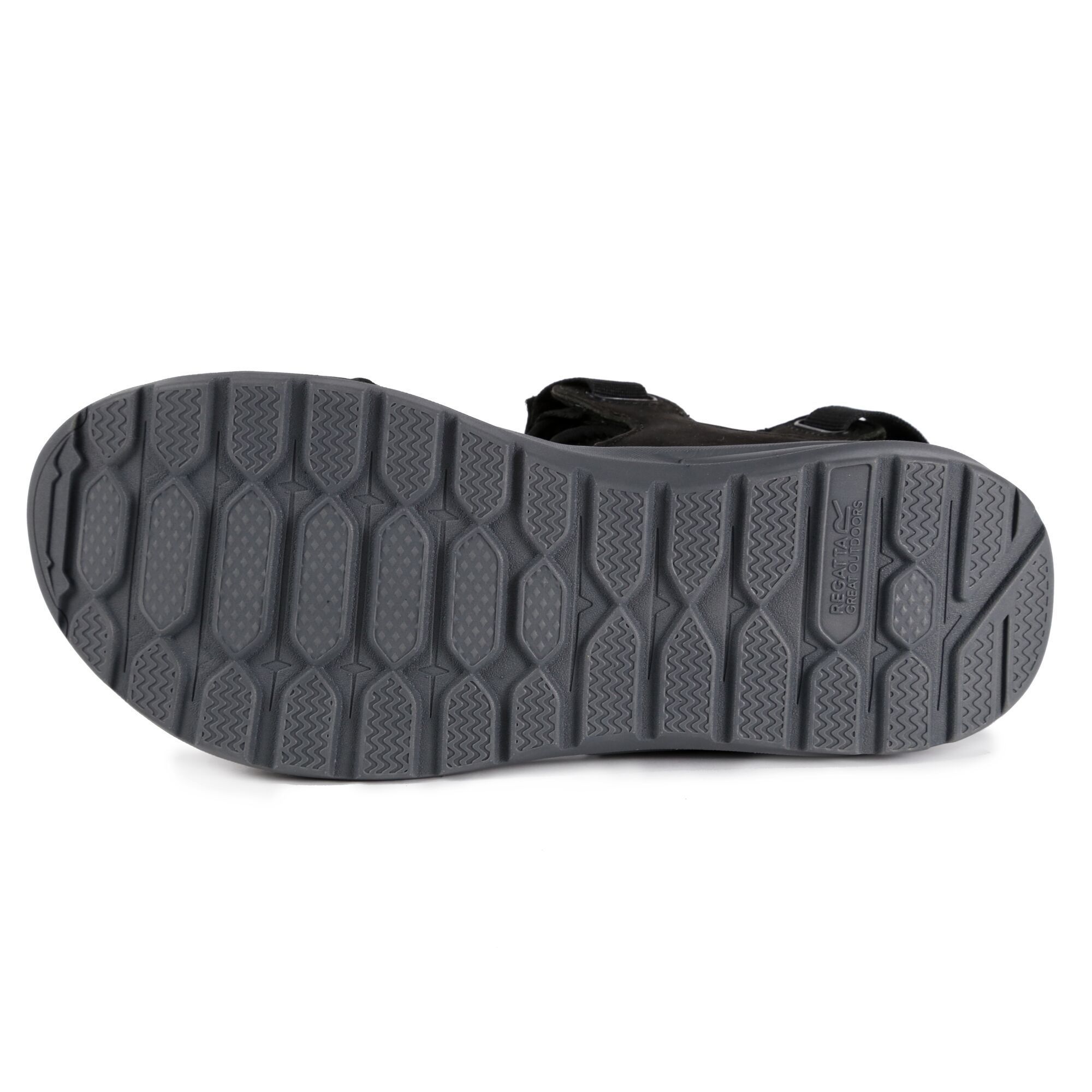 Textile material: 85% leather, 15% polyester. Leather upper with neoprene backing for comfort and protection. 3 points of adjustment for versatile fit. Adjustable removable heel strap. Can be converted into a slide sandal. Shock absorbing compression moulded EVA footbed. New XLT sole unit provides flexible and lightweight underfoot comfort.