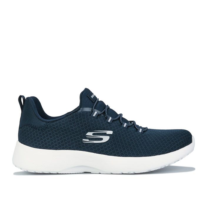 Skechers Dynamight Trainers In Navy-White
