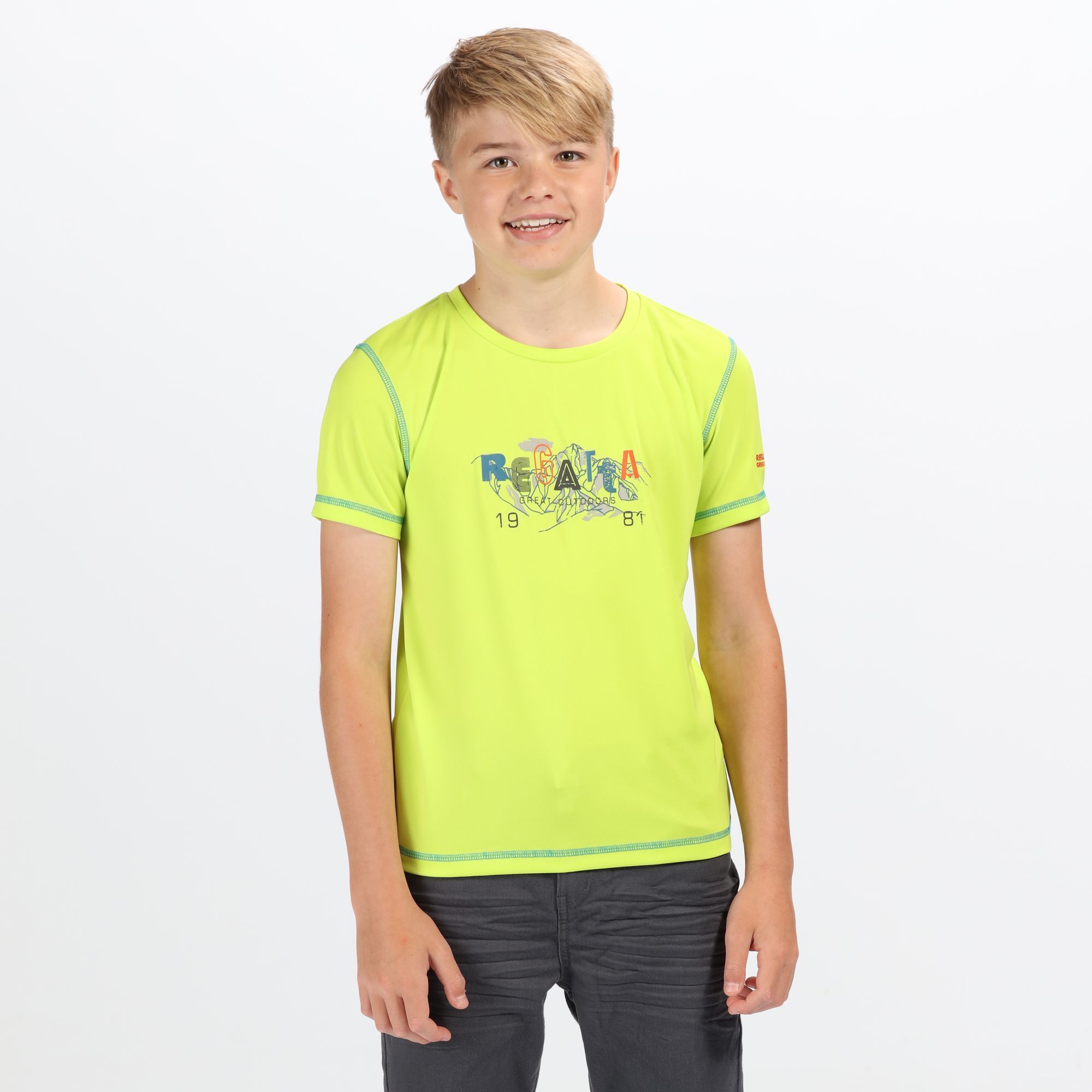 100% quick dry polyester pique fabric. UV Protection (UPF) of 40+. Good wicking performance.