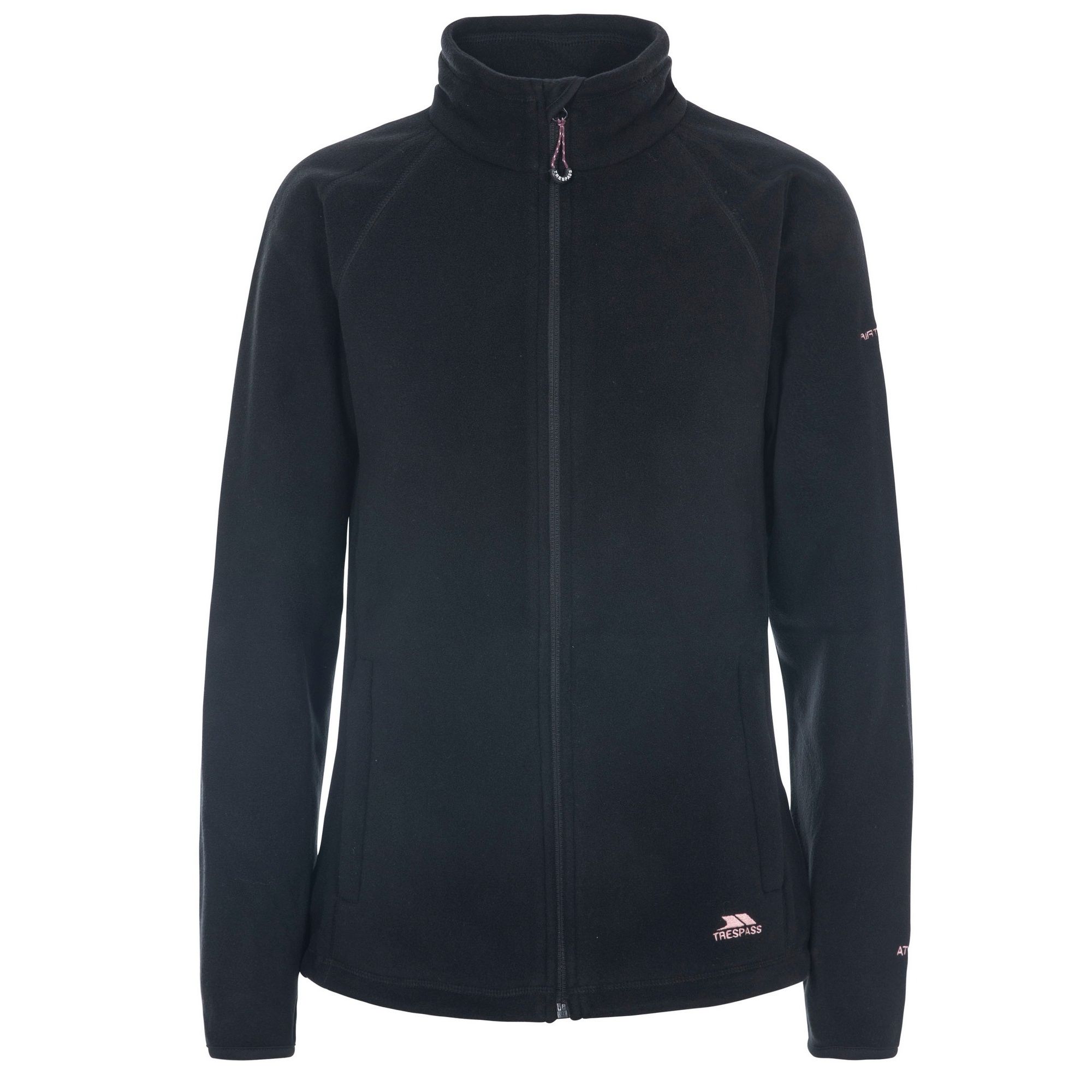 100% Polyester. Microfleece. Both sides brushed. Anti-pilling. Full front zip. 2 zip pockets. Binding at cuffs. Adjustable hem drawcord. Airtrap. 170gsm. Trespass Womens Chest Sizing (approx): XS/8 - 32in/81cm, S/10 - 34in/86cm, M/12 - 36in/91.4cm, L/14 - 38in/96.5cm, XL/16 - 40in/101.5cm, XXL/18 - 42in/106.5cm.