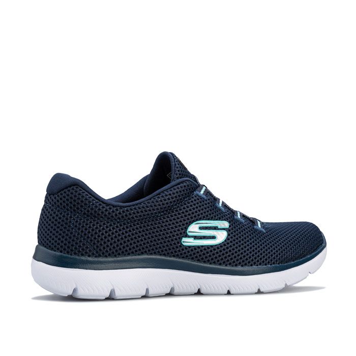 Women's Skechers Summits Quick Lapse Trainers In Navy