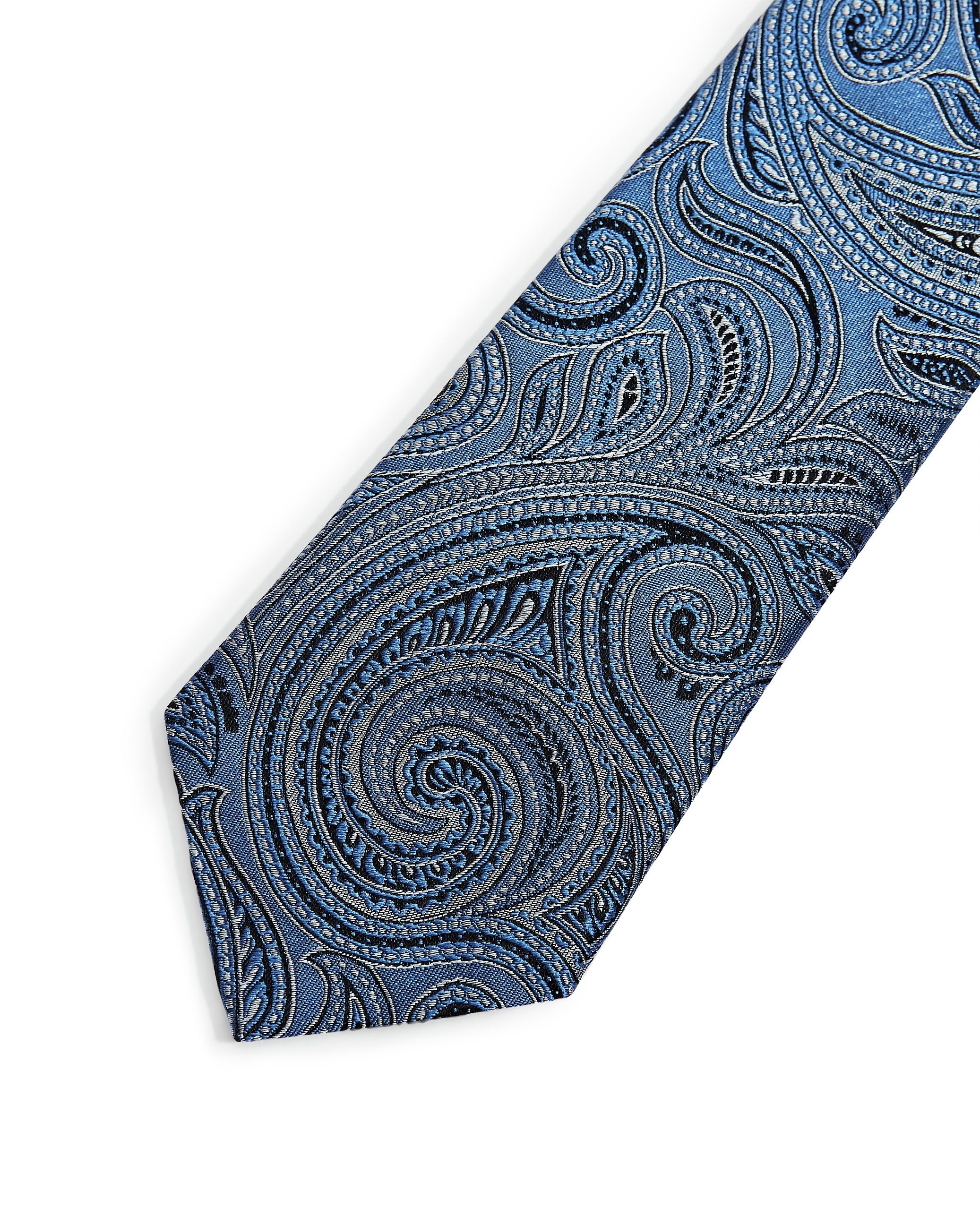 ted baker blue paisley tie