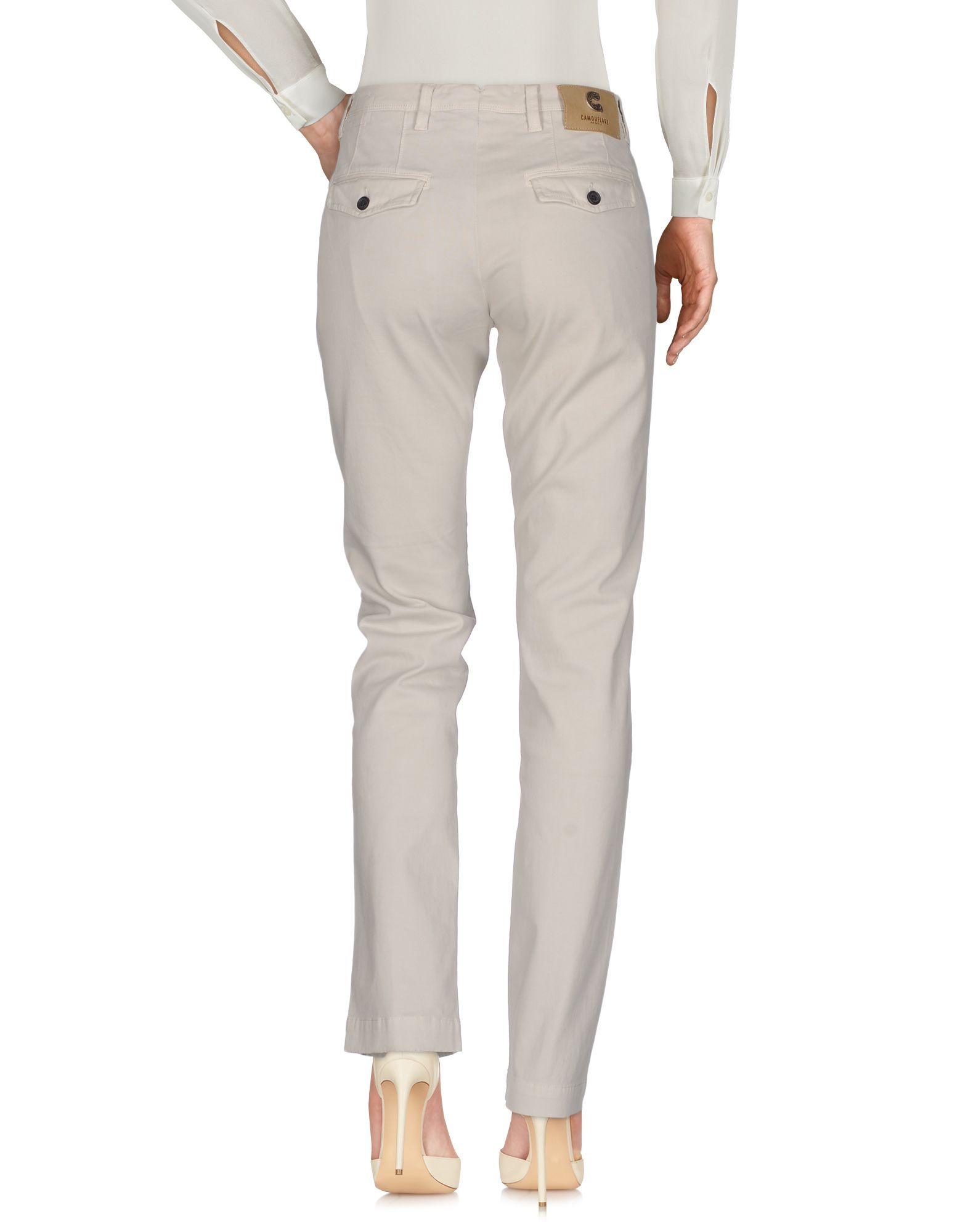 gabardine, leather applications, logo, solid colour, mid rise, regular fit, straight leg, button, zip, multipockets, stretch, chinos