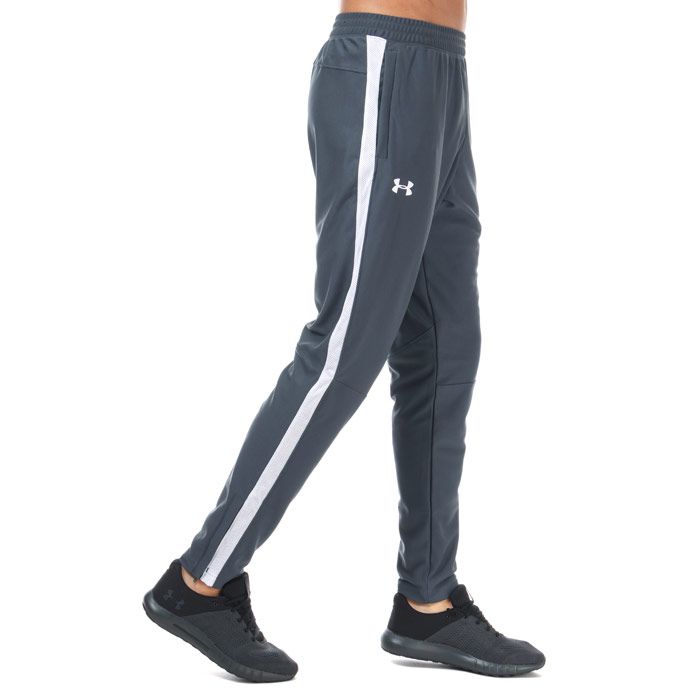 Men's Under Armour Sportstyle Pique Track Pants in Grey