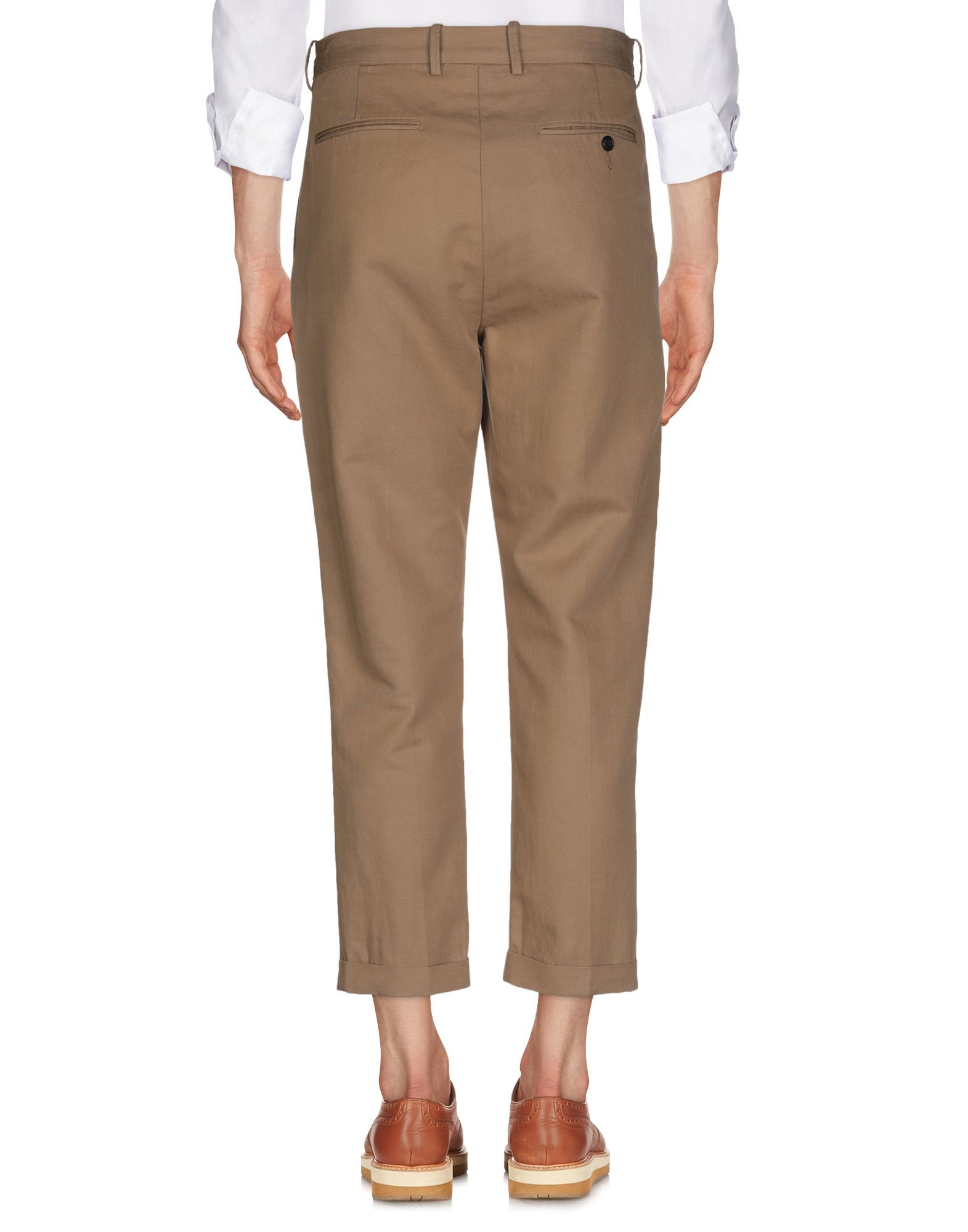 Twill<br>No appliqués<br>Basic solid colour<br>High waisted<br>Slim fit<br>Tapered leg<br>Hook-and-bar, zip<br>Multipockets<br>Cuffed hems<br>Chinos<br>