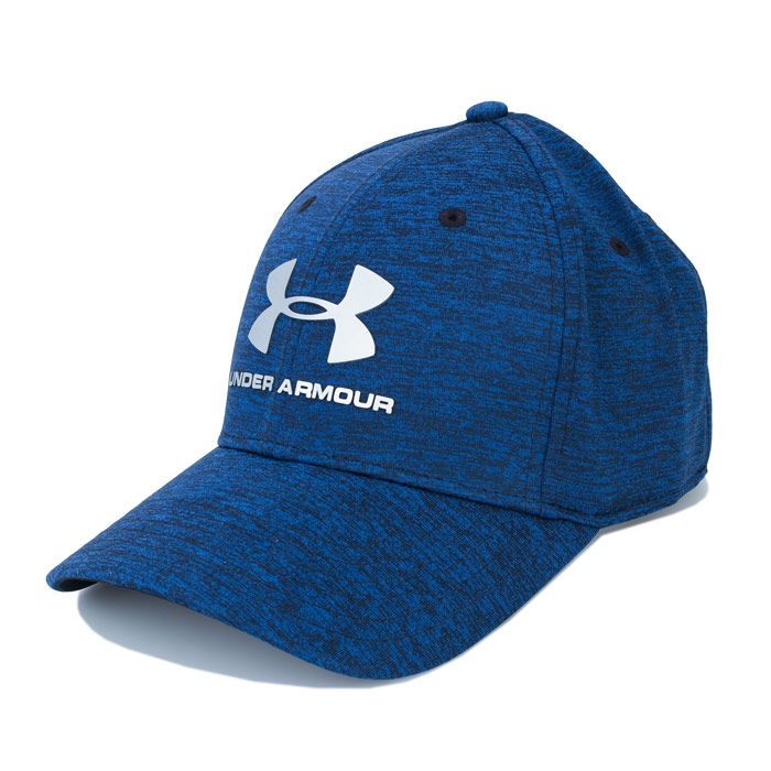 Under Armour Mens Twist Classic Cap in blue.<BR><BR>- UA Classic Fit: Pre-curved visor & structured front that maintains shape with a slightly higher crown.<BR>- Soft knit fabric for all day comfort.<BR>- Material wicks sweat & dries really fast.<BR>- Iso-Chill sweatband & front panel lining helps disperse body heat  making it feel cool to touch.<BR>- Stretch construction provides and comfortable fit.<BR>- Raised silicone logo.<BR>- 60% polyester  40% Elastomultiester. Hand wash.<BR>- Ref: 134950803