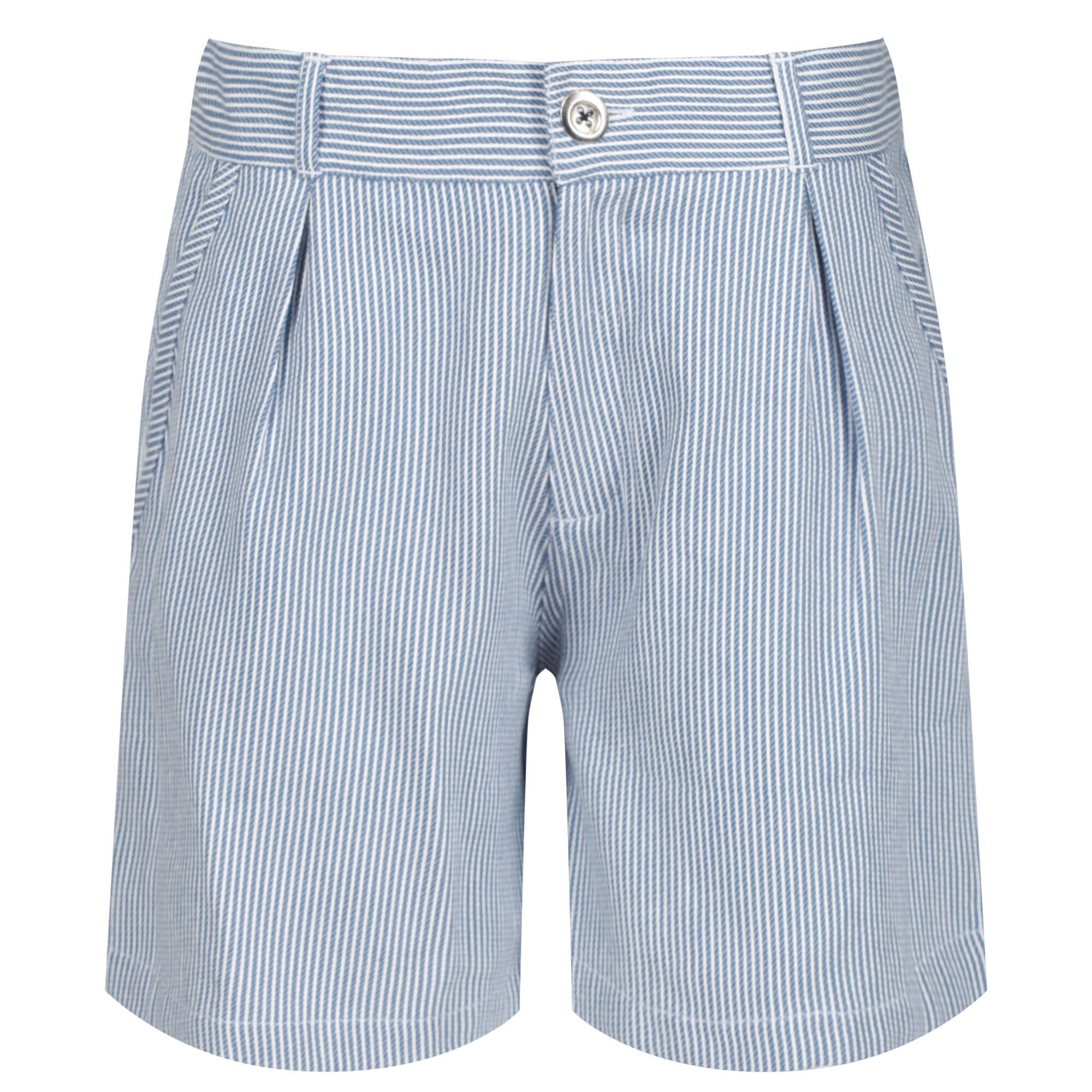 90% cotton/10% linen fabric. Garment washed for softer handle and a vintage look. Contrast Fabric at inner facings and pocket bags. 2 side pockets and 2 back pockets. Size guide: 2 Years (H): 92cm/(Waist): 52-53cm, 3-4 Years (H): 98-104cm/(W): 53-54cm, 5-6 Years (H): 110-116cm/(W): 55-57cm, 7-8 Years (H):122-128cm/(W): 58-60cm, 9-10 Years (H): 135-140cm/(W): 61-64cm, 11-12 Years (H): 146-152cm/(W): 65-66cm, 13 Years (H): 153-158cm/(W): 69cm, 14 Years (H): 164-170cm/(W): 73cm, 15-16 Years (H): 170-176cm/(W): 73cm.