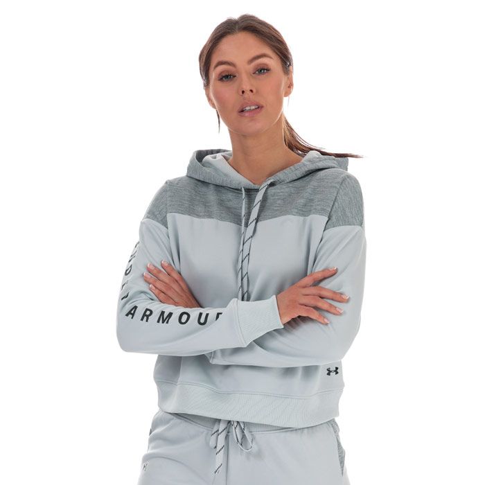 under armour women's cropped hoodie