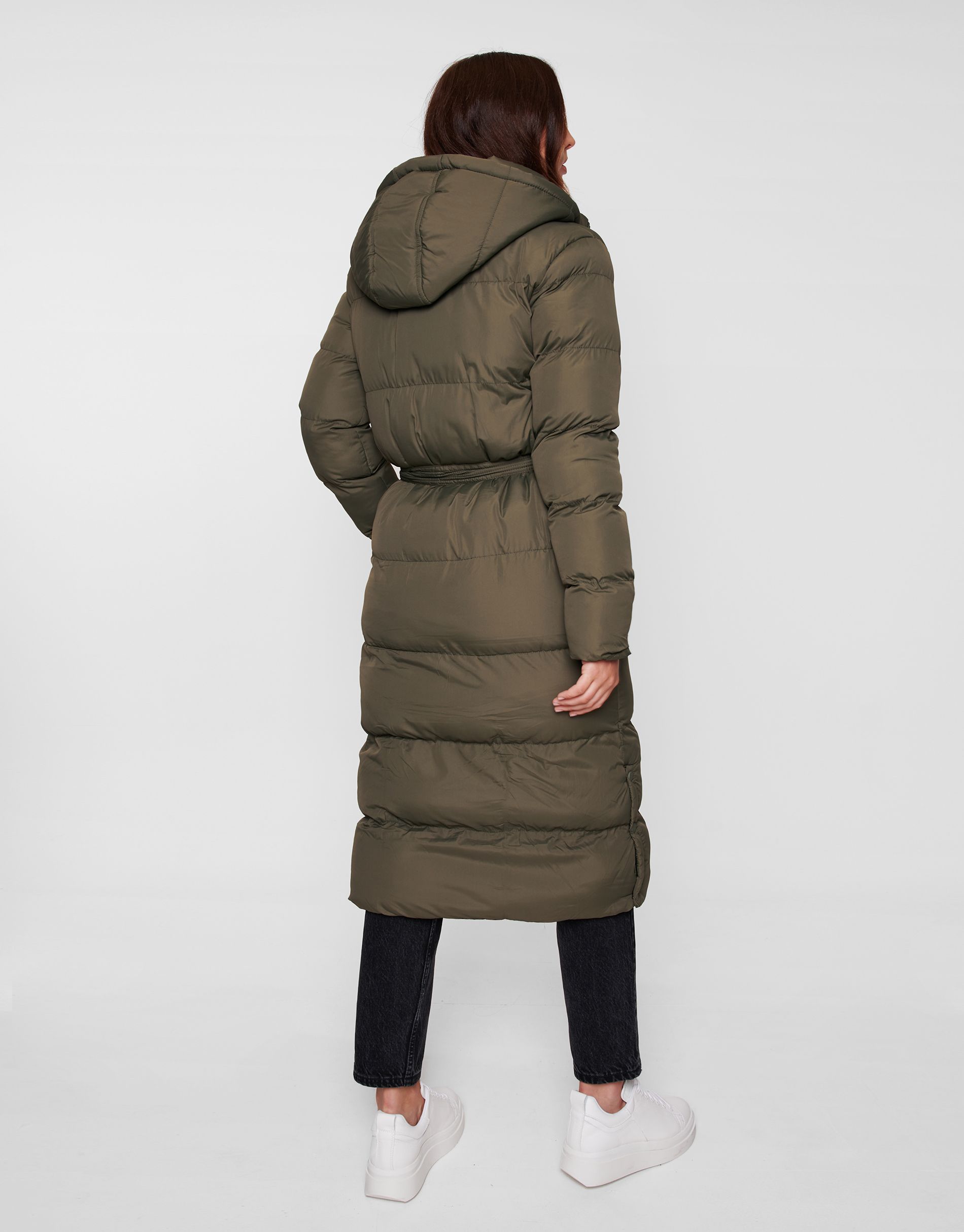 threadbare longline padded jacket