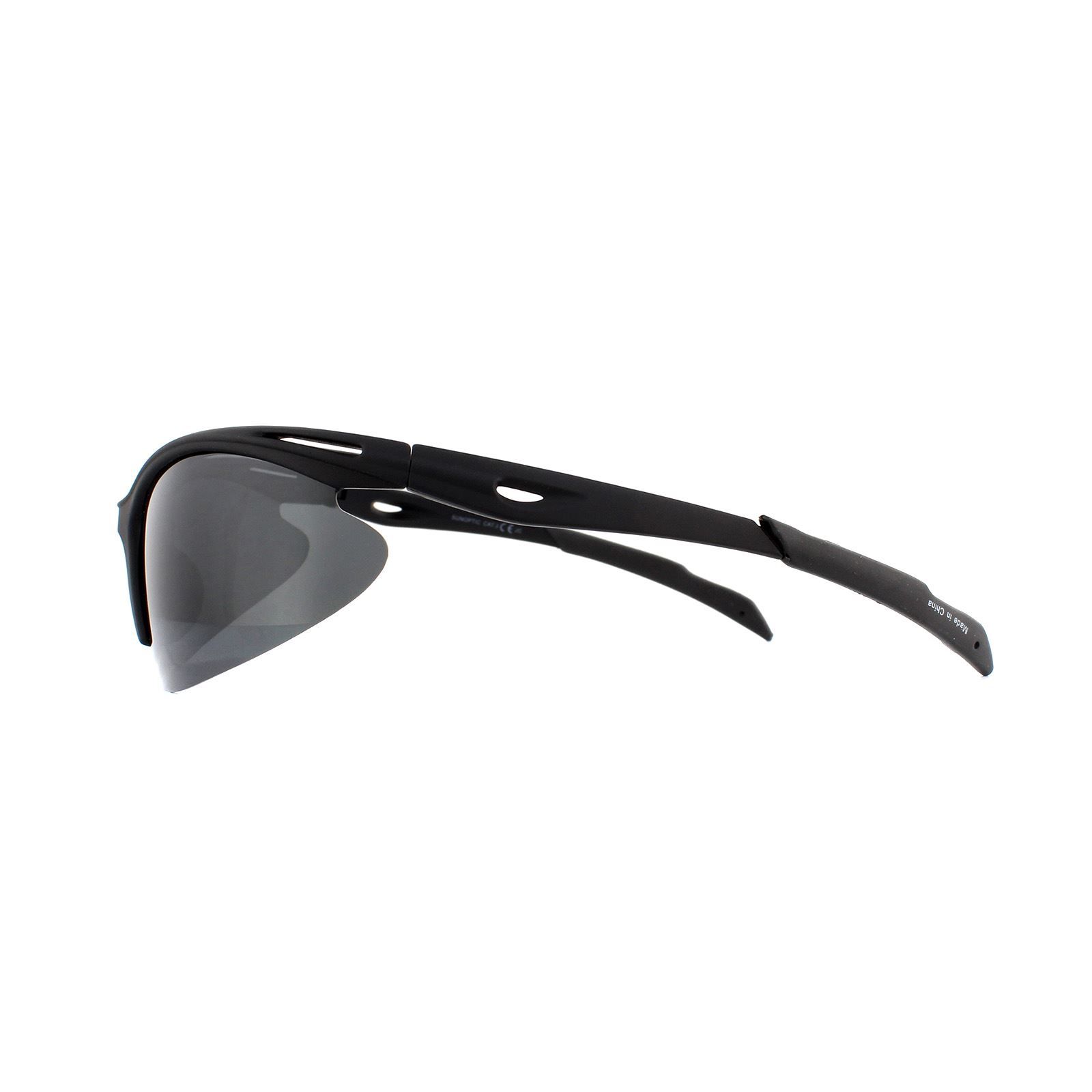 Montana Sunglasses SP301 Black Rubber Smoke Polarized are a lightweight semi-rimless style perfect for sports. Rubberised nose pads and temple tips ensure comfort and hold the sunglasses in place at all times. Polarized lenses guarantee comfort and eliminate glare to reduce eye strain.