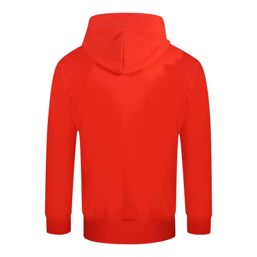 Champion Small Chest Logo Red Hoodie