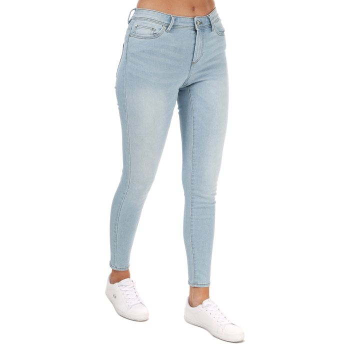 Women's Only Wauw Life Skinny Jeans Blue 10Rin Blue