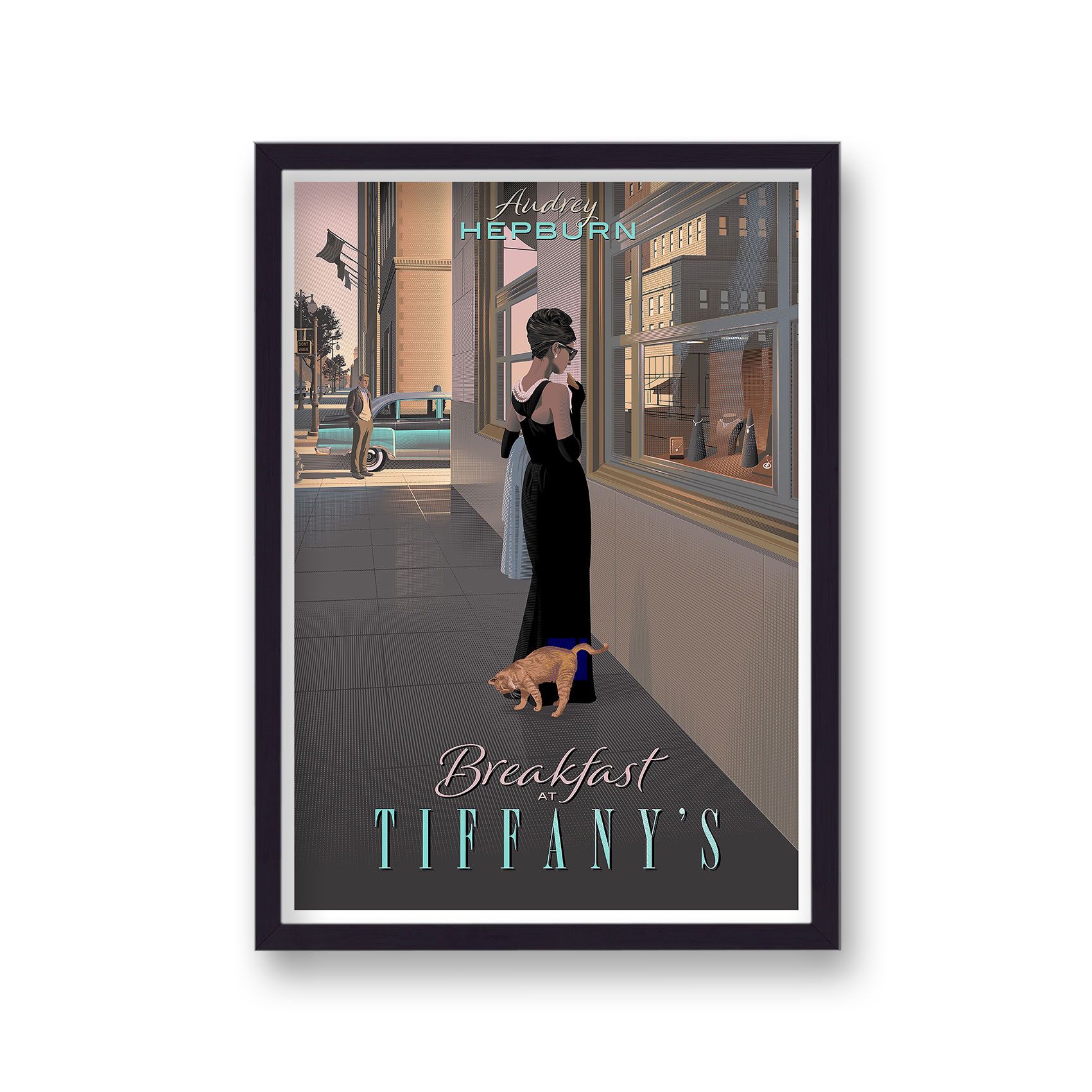 Breakfast At Tiffany's Reimagined Movie Poster