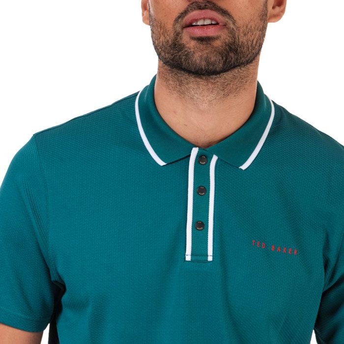Men's Ted Baker Bunka Polo Shirt in Green