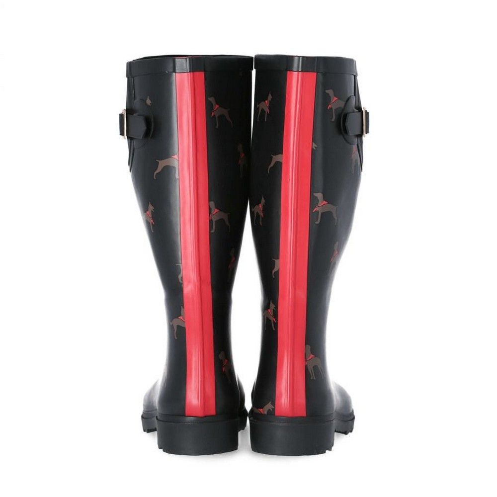 Upper rubber. Lining textile. Midsole EVA. Outsole Rubber. Bright and bold striped wellies.