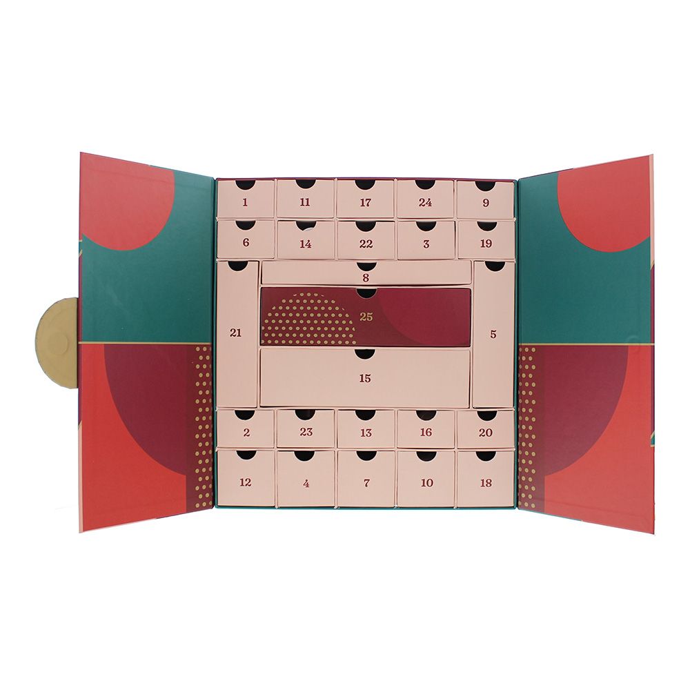Worth over £385, this beauty advent calendar is bursting with no less than 27 indulgent treats offering a mix of luxury options as well as affordable ones, so you can treat yourself, or a loved one, without breaking the bank. What’s inside? • Huda Beauty Nude Obsessions Rich Palette Full Size • ELEMIS Oxygenating Night Cream 15ml • Grown Alchemist Enzyme Exfoliant: Papin & Amino Complex Full Size • Laura Mercier Rouge Essential Silky Lip Creme Stick in A La Rose 1.2g • Charlotte Tilbury Eye Cream 3ml • Clarins Beauty Flash Balm 15ml • Aromatherapy Associates Deep Relax Rollerball 10ml • TAN-LUXE Super Glow Hyaluronic Self-Tan Serum 10ml • Korres Wild Rose Night Brightening Sleeping Facial 16ml • By Terry Baume de Rose Flaconnette Liquid Lip Balm 2.3g • Emma Hardie Protect & Prime 15ml • Delilah Eyeshadow Brush Full Size • Rodial Pink Diamond Mask Full Size • Wishful V Chin Lift Mask Full Size • Lixirskin Universal Emulsion 30ml • Sol De Janeiro Bom Dia Cream 25ml • Molton Brown Rhubarb & Rose Bath & Shower Gel 100ml • Philip Kingsley Elasticizer 40ml • We Are Paradoxx Game Changer Hair Mask 75ml • Nuxe HP Body Oil Multi Purpose 30ml • Balance Me Vitamin C Repair Serum 7ml • Filorga Scrub & Detox 15ml • Prai Throat and Decolletage Creme 15ml • AHAVA Mineral Hand Cream 40ml • Medik8 Surface Radiance Cleanse 40ml • First Aid Beauty KP Bump Eraser Body Scrub 28.3g • Lazartigue Repair Hair Mask 50ml.