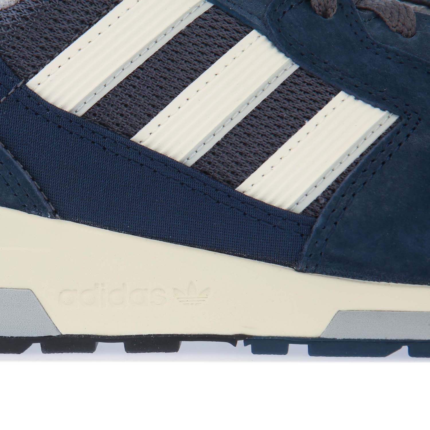 Mens adidas Originals ZX 420 Trainers in navy.- Suede and Mesh upper.- Lace closure.- Low-profile design. - Padded tongue and cuff. - Signature adidas branding.- adidas Trefoil logo on tongue and heel.- EVA midsole.- Rubber Outsole. - Leather upper  Leather lining  Synthetic sole.- Ref.: FZ0145