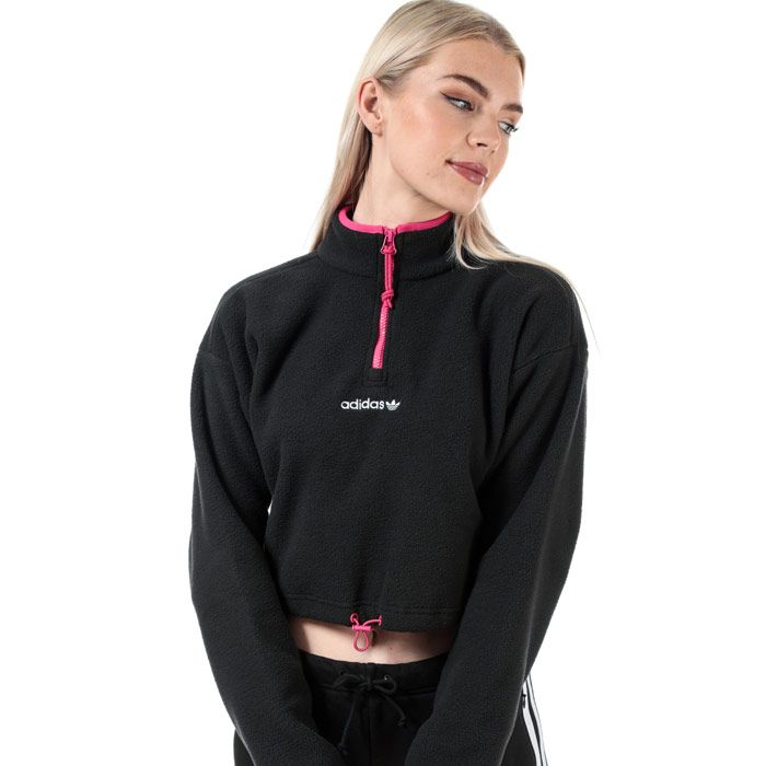 adidas crop fleece