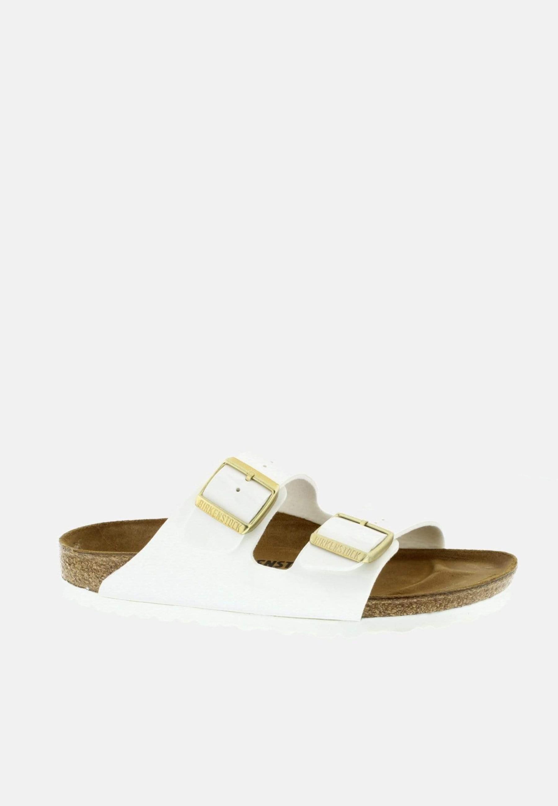 Birkenstock White Arizona Sandals