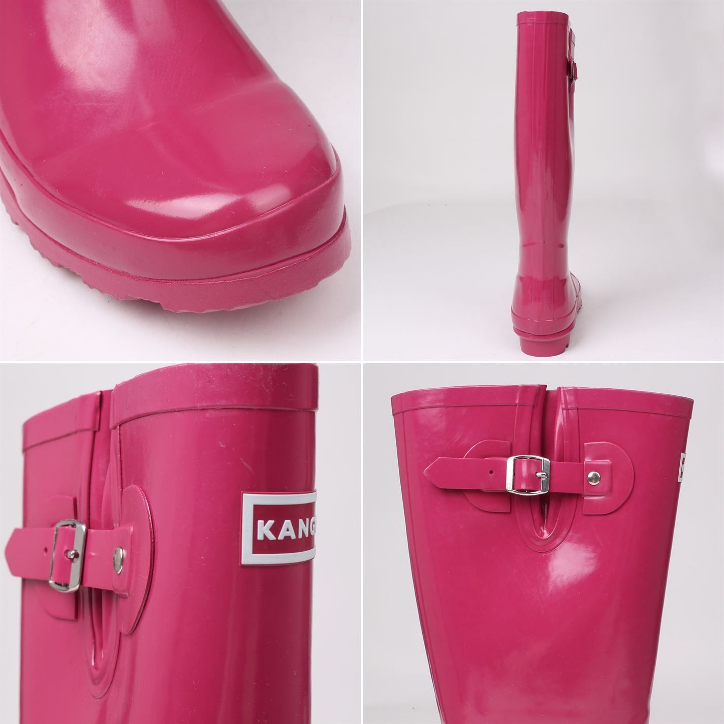 Kangol Womens Tall Wellies Ladies Wellington Boots Rubber Rain Design