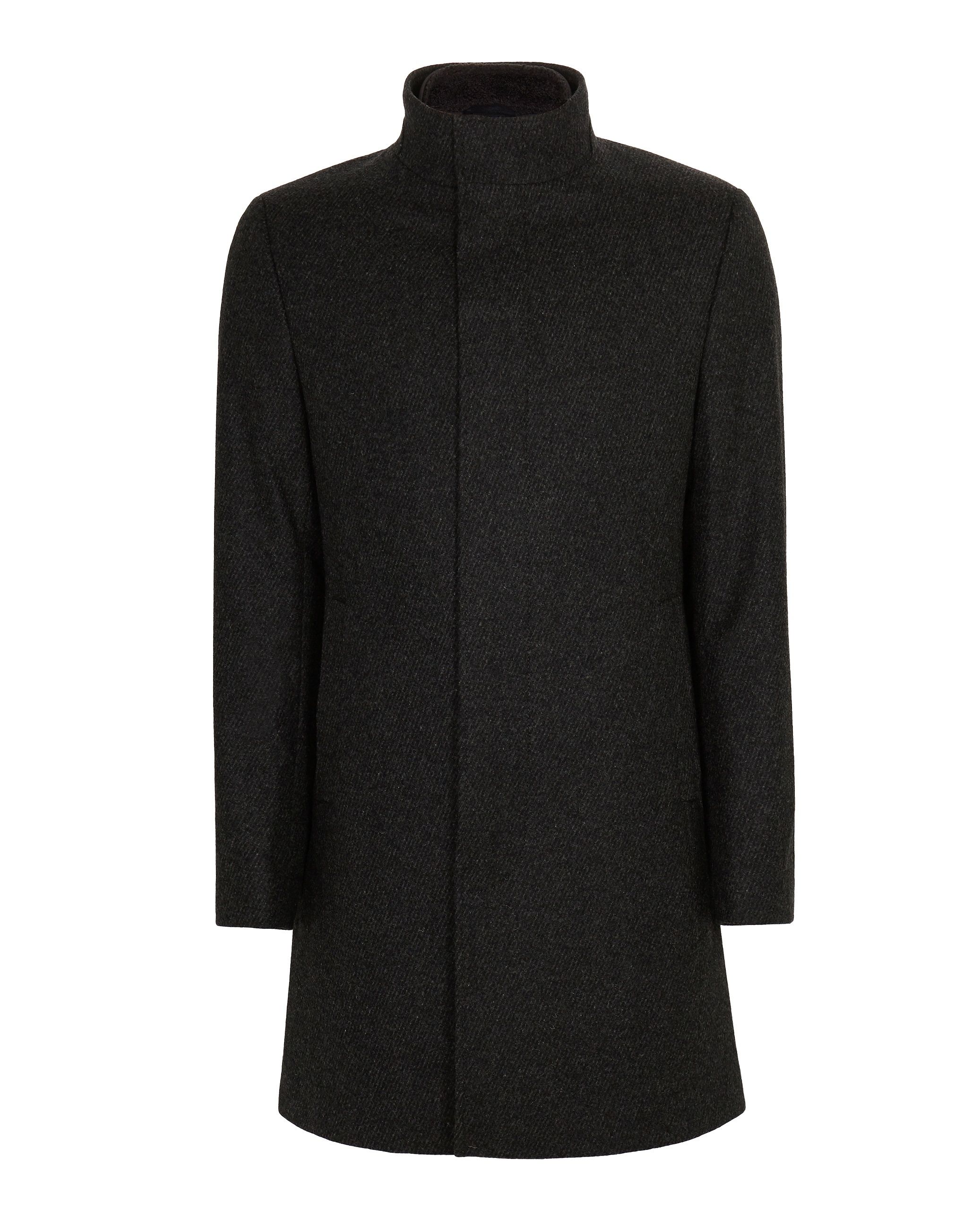 margate funnel neck coat with removable inner