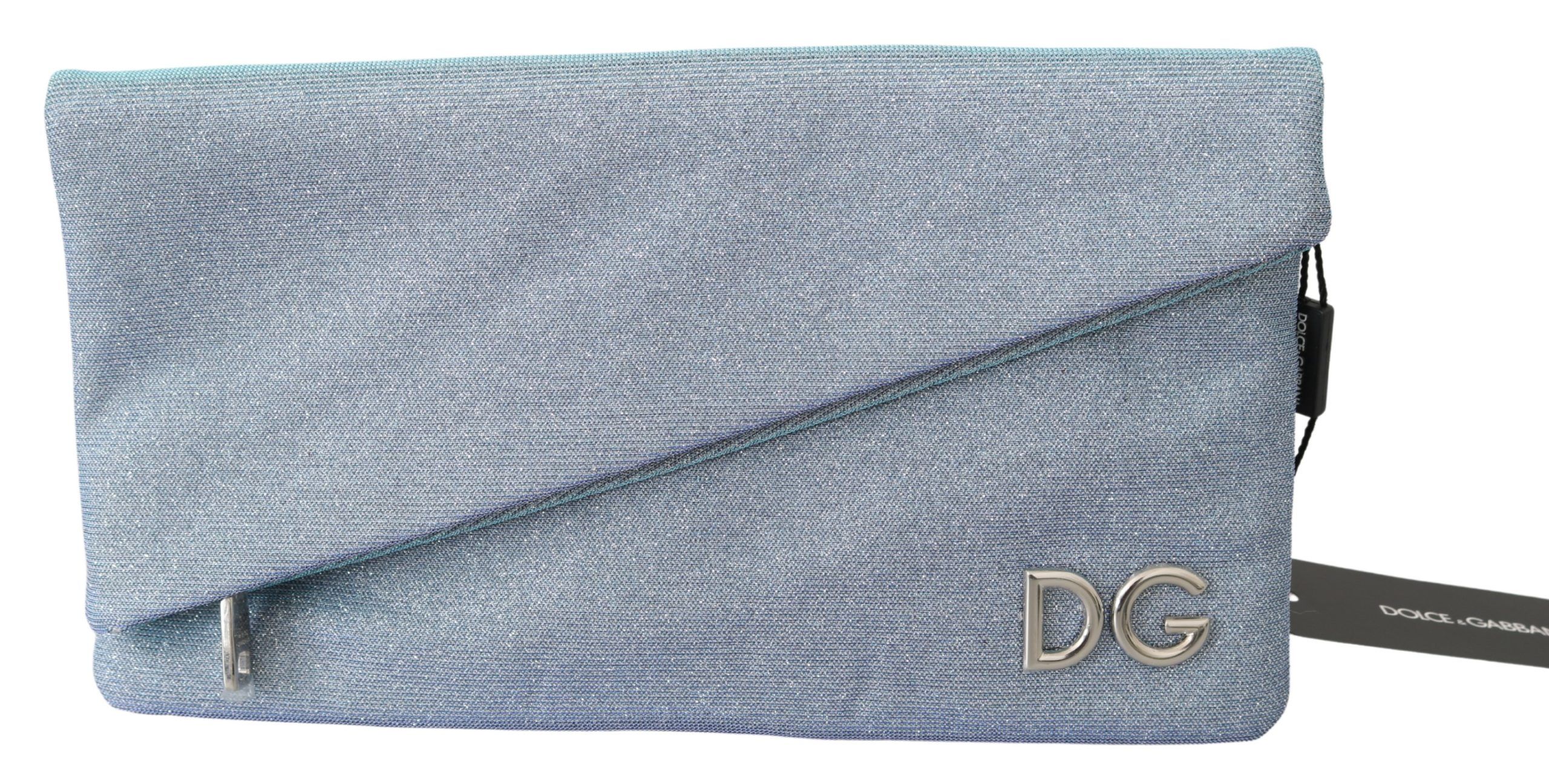 DOLCE & GABBANA. 
Gorgeous brand new with tags, 100% Authentic Dolce & Gabbana Women’s Bag.
Model: CLEO
Material: Canvas
Color: Light Blue
Zipper closure
Logo details
Made in Italy
Very exclusive and high craftsmanship
Measurements: 27cm x 16cm x 1cm