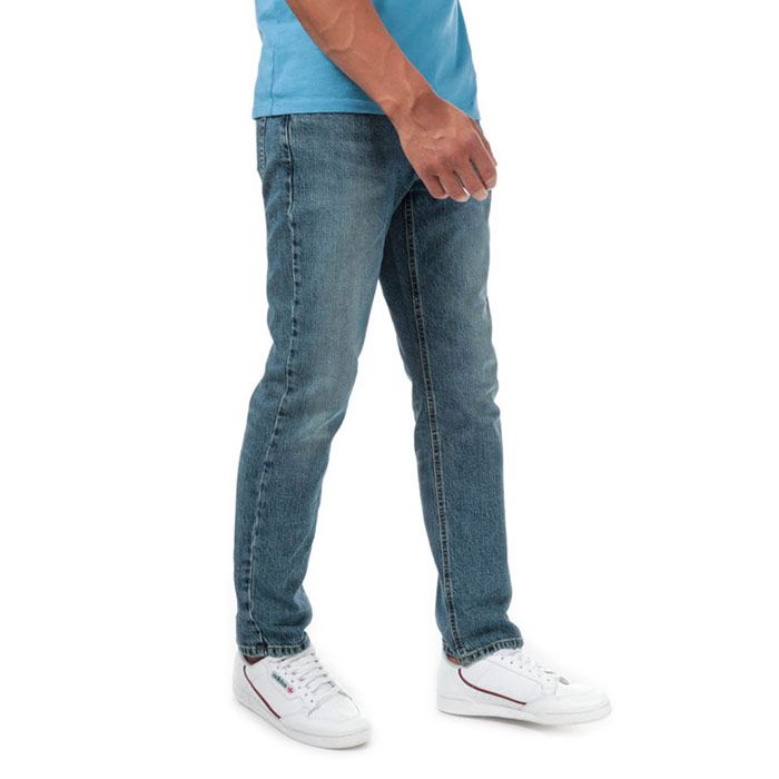 Mens Levi’s 541 Athletic Taper Jeans in blue comet dusk. <BR><BR>A relaxed fit with a slightly tailored finish for comfort and mobility.  Perfect for athletic builds.<BR><BR>- Classic 5 pocket styling. <BR>- Zip fly and button fastening. <BR>- Sits at waist.<BR>- Extra room in seat and thigh. <BR>- Slightly tapered leg.<BR>- Short inside leg length approx. 30in  Regular inside leg length approx. 32in  Long inside leg length approx. 34in.<BR>- 75% Cotton  24% Lyocell  1% Elastane.  Machine washable.<BR>- Ref: 18181-0539<BR><BR>Measurements are intended for guidance only.
