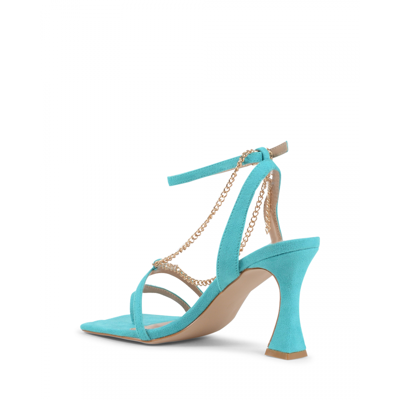 19V69 Italia Womens Ankle Strap Sandal Turquoise V81817 TURQUOISE
