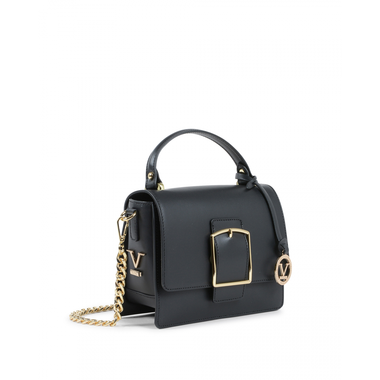 19V69 Italia Womens Handbag Black V505 52 RUGA NERO