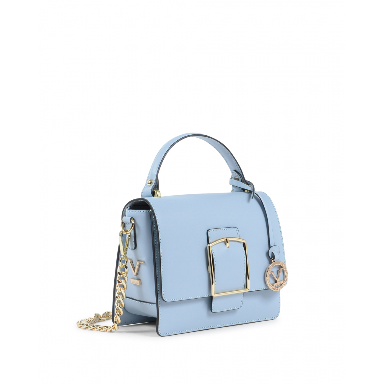 19V69 Italia Womens Handbag Light Blue V505 52 RUGA CIELO