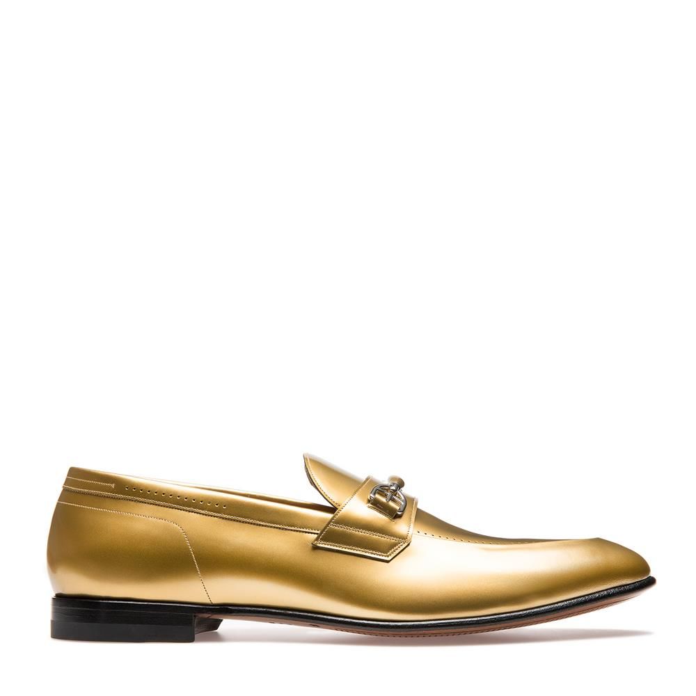 Bally Ladies Moccasin in Gold