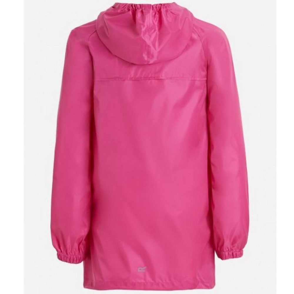 The Stormbreak is our kids Outdoor Adventure longer length waterproof shell jacket. This best selling wet weather hero uses our Hydrafort technology - a tough-wearing fabric that keeps the wind and rain out. Other downpour shields include taped seams and elasticated cuffs. Throw it over fleece and bodywarmers for cold weather protection. 100% Polyester. Regatta Kids Sizing (chest approx): 2 Years (53-55cm), 3-4 Years (55-57cm), 5-6 Years (59-61cm), 7-8 Years (63-67cm), 9-10 Years (69-73cm), 11-12 Years (75-79cm), 32