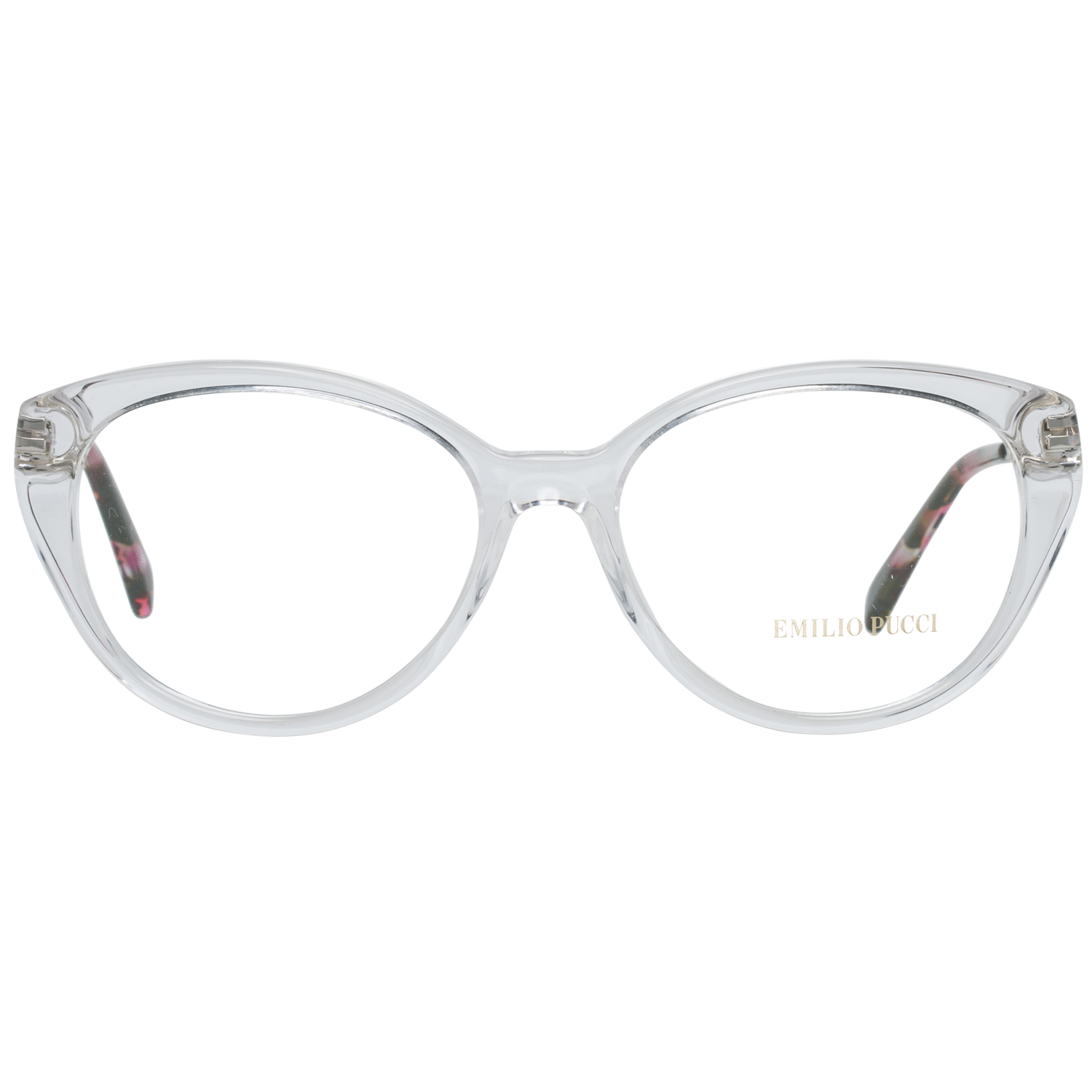 Emilio Pucci Optical Frame EP5063 026 53 Women
Frame color: Transparent
Lenses width: 53
Lenses heigth: 41
Bridge length: 16
Frame width: 133
Temple length: 140
Shipment includes: Case, Cleaning cloth
Style: Full-Rim
Spring hinge: Yes