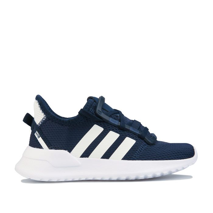 childrens navy adidas trainers