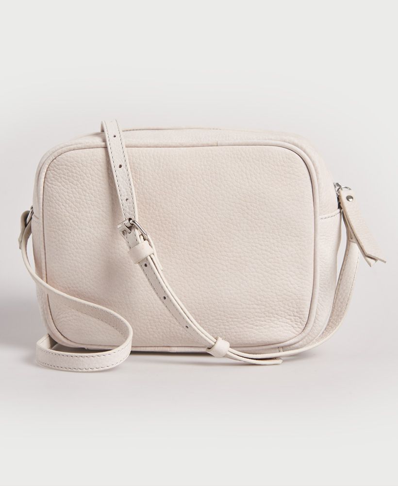 Superdry Large Leather Delwen Crossbody Bag