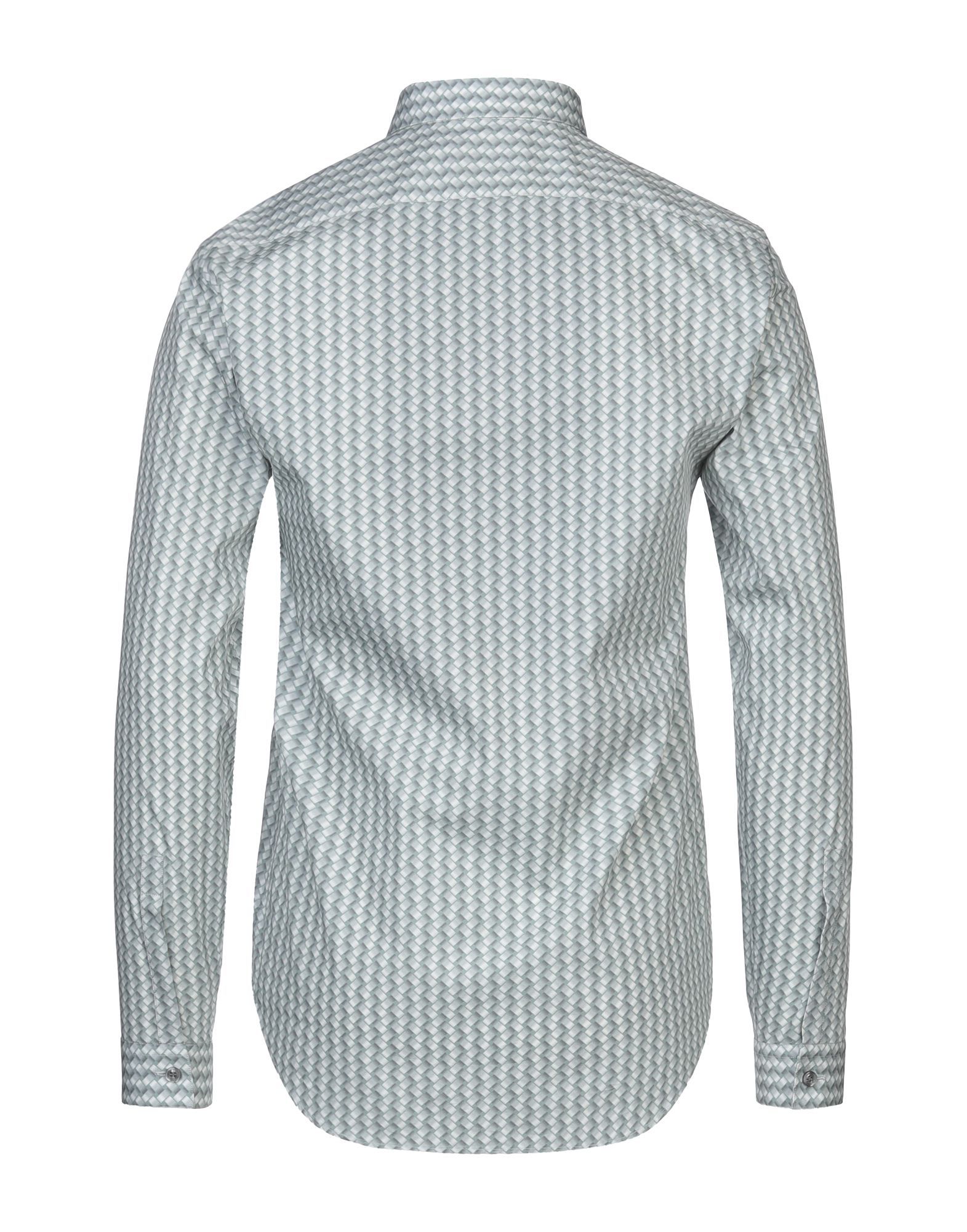 plain weave, no appliqués, multicolour pattern, front closure, long sleeves, classic neckline, no pockets