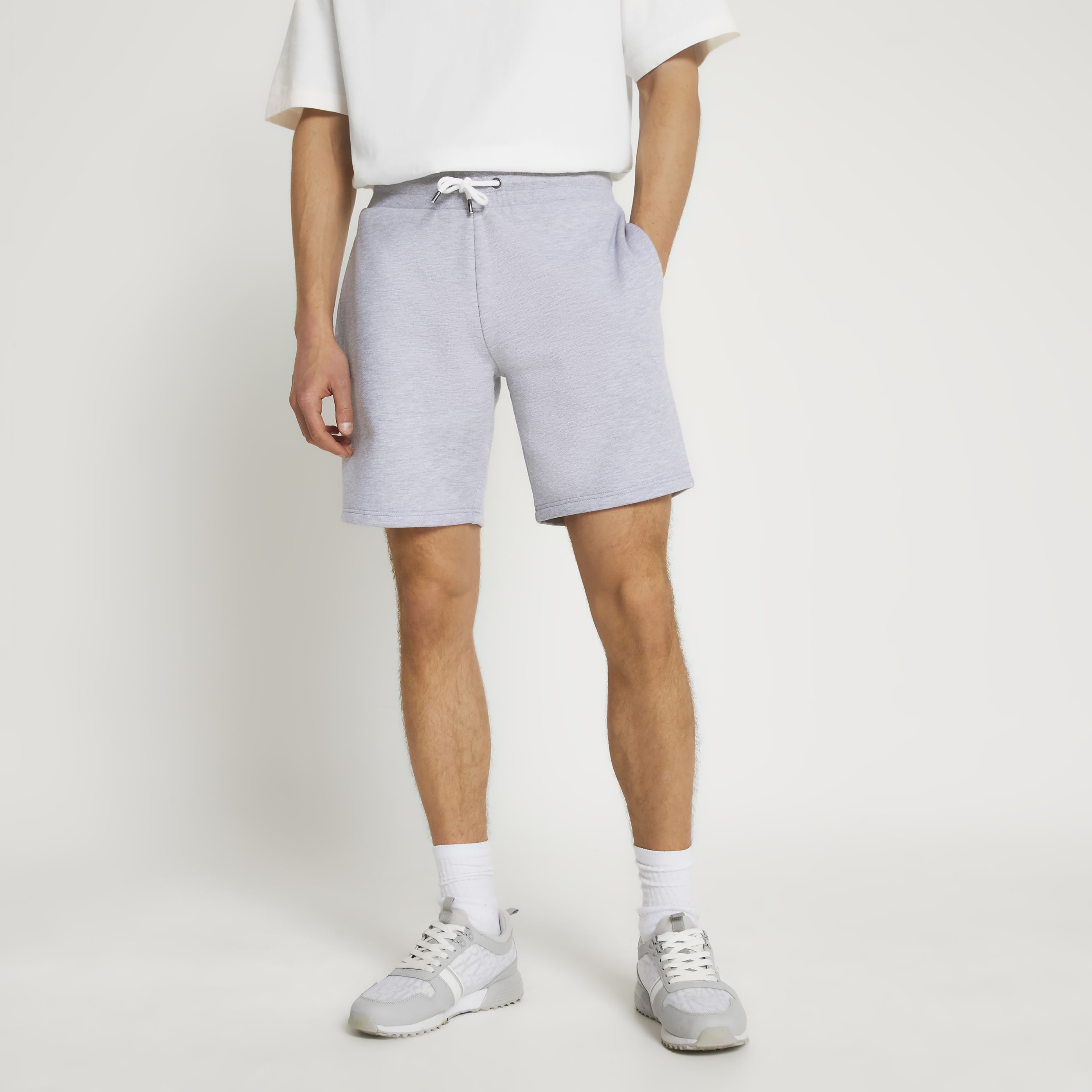 River Island Mens Shorts Grey