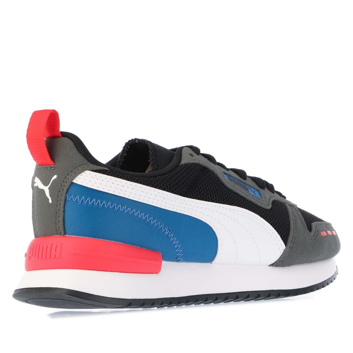 Boy's Puma Junior R78 Trainers in Black