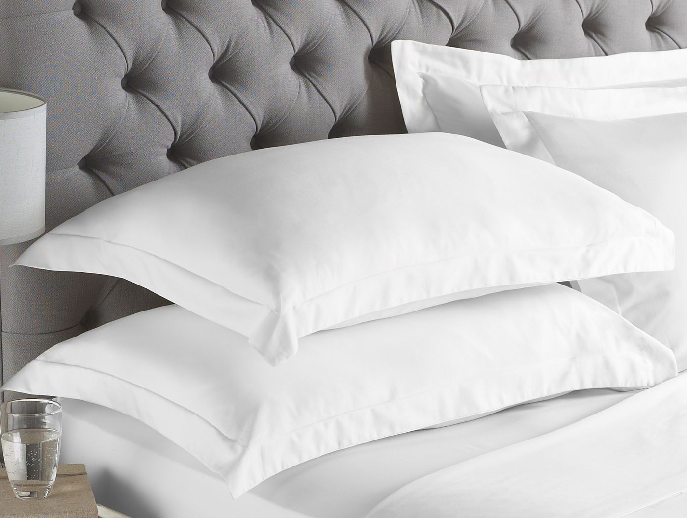 200Tc Oxford Pillowcase White